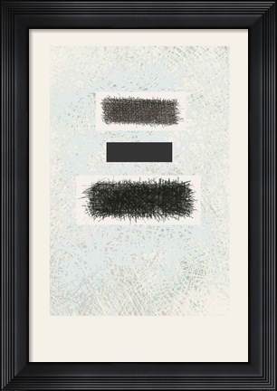 Framed Blackout Print