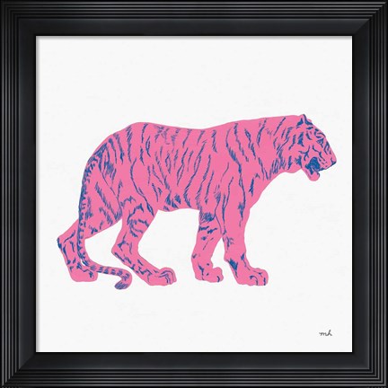 Framed Hey Tiger I Print