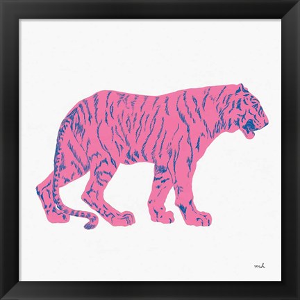 Framed Hey Tiger I Print