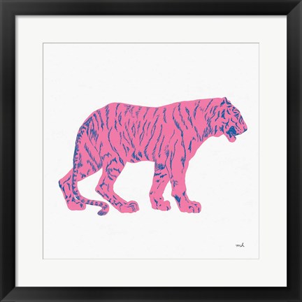 Framed Hey Tiger I Print