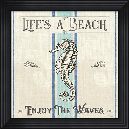 Framed Coastal Farmhouse IV Print
