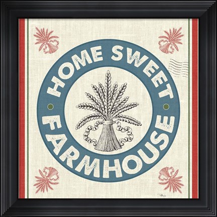 Framed Sweet Farmhouse I No 100 Print