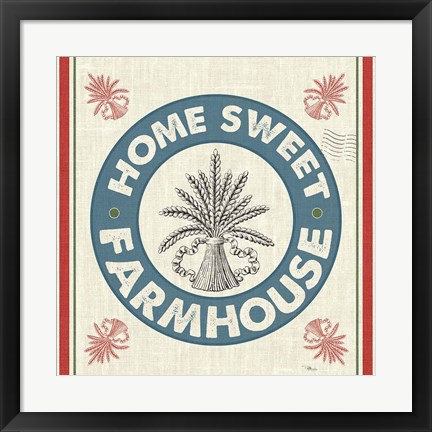 Framed Sweet Farmhouse I No 100 Print