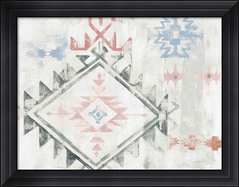 Framed Southwest Design VI Boho Print