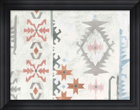 Framed Southwest Design V Boho Print