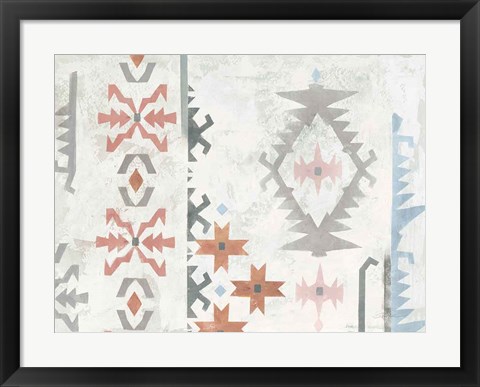 Framed Southwest Design V Boho Print