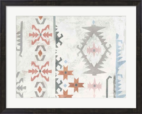 Framed Southwest Design V Boho Print