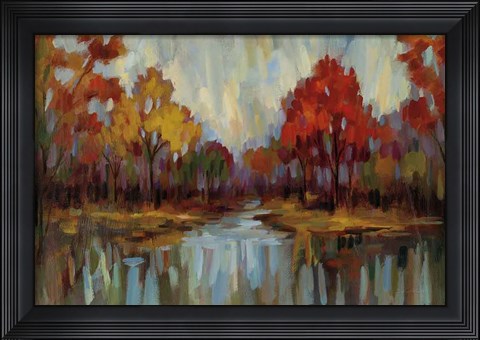 Framed Fall Aquarelle Print