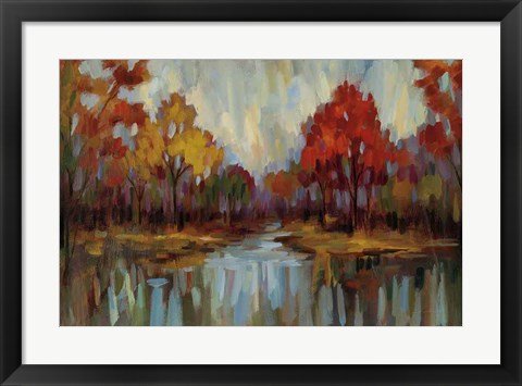 Framed Fall Aquarelle Print