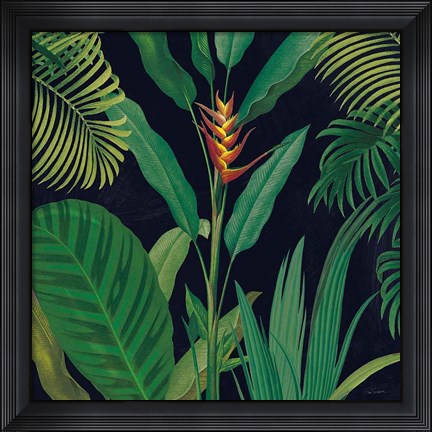 Framed Dramatic Tropical II Print
