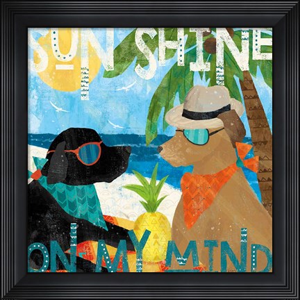Framed Good Vibes III Print