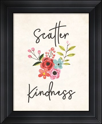 Framed Scatter Kindness Print