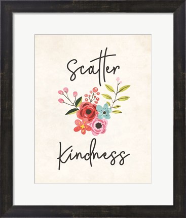 Framed Scatter Kindness Print