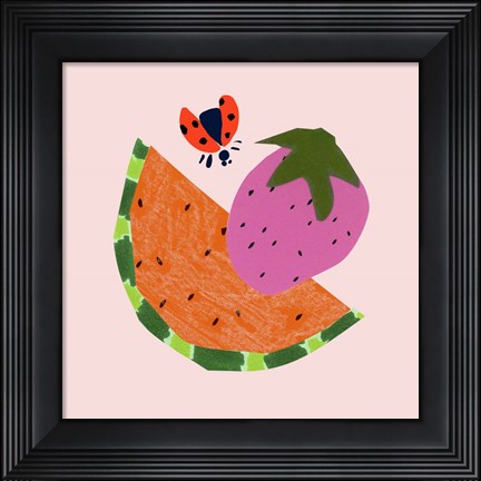Framed Strawberry Fields II Print