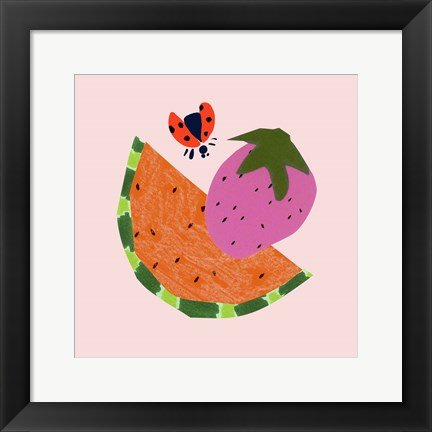 Framed Strawberry Fields II Print