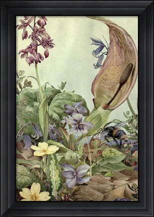 Framed Garden Fantasy II Print