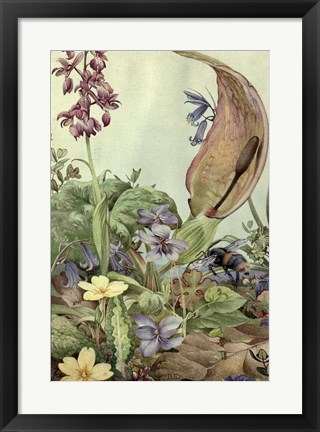 Framed Garden Fantasy II Print