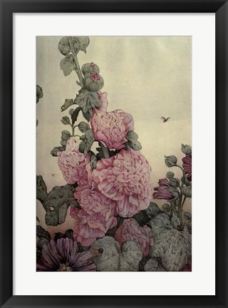 Framed Garden Fantasy IV Print