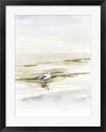 Framed Coastal Gull I Print