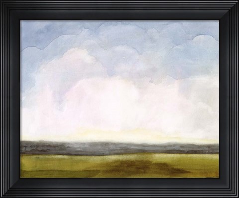 Framed Cumulus Horizon I Print