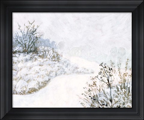 Framed Frozen River Study II Print