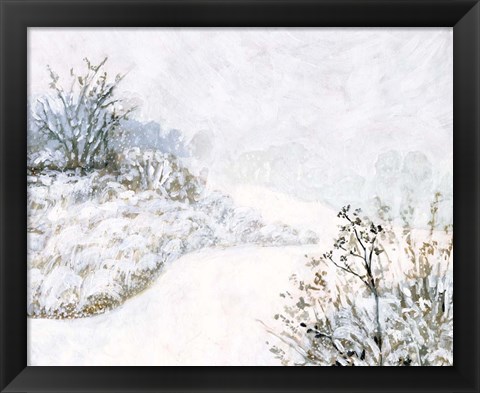 Framed Frozen River Study II Print