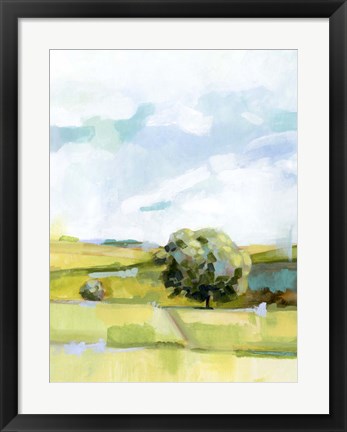 Framed Valley Breeze II Print
