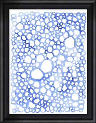 Framed Indigo Plexus II Print