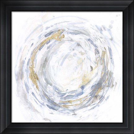 Framed Halcyon Whirl I Print