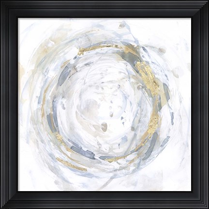 Framed Halcyon Whirl II Print