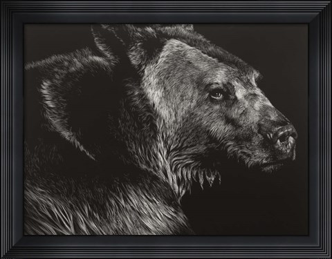 Framed Wild Scratchboard II Print