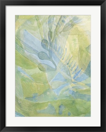 Framed Sea Grass I Print