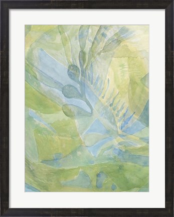 Framed Sea Grass I Print