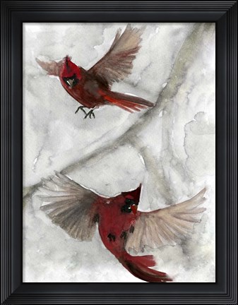 Framed Cardinals I Print