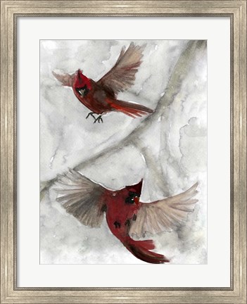 Framed Cardinals I Print