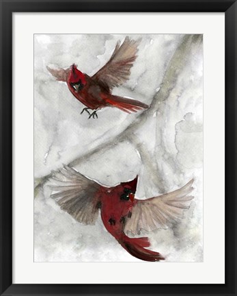 Framed Cardinals I Print