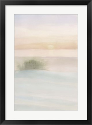 Framed Island Calm II Print