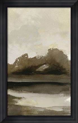 Framed Transitioning Landscape II Print