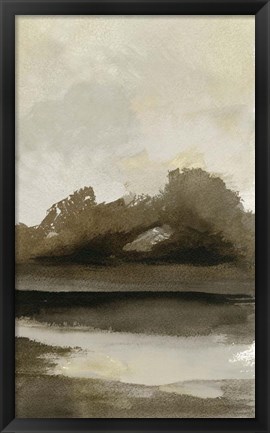 Framed Transitioning Landscape II Print