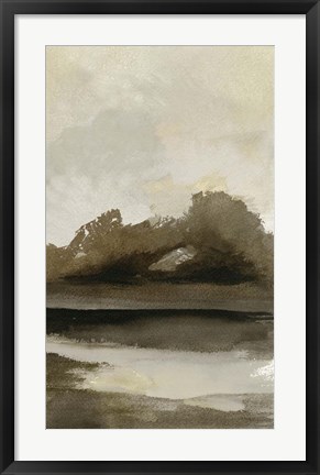 Framed Transitioning Landscape II Print