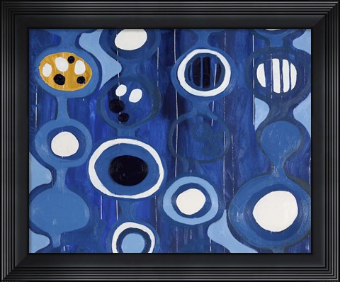 Framed Big Blue I Print