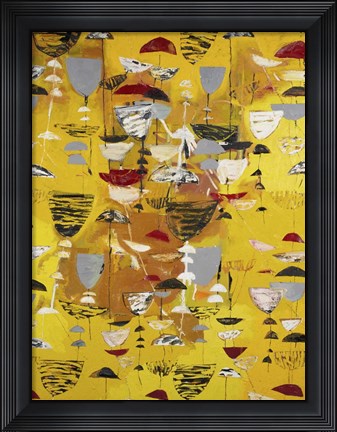 Framed Slate Arrangement II Print