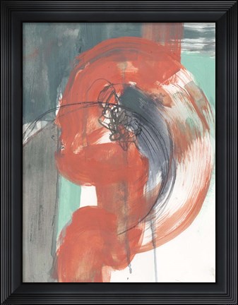 Framed Juxtaposed Coral II Print