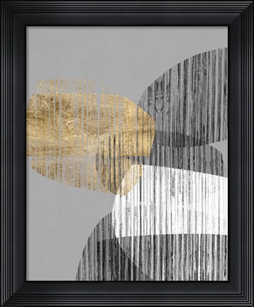 Framed Adjacent Shapes I Print