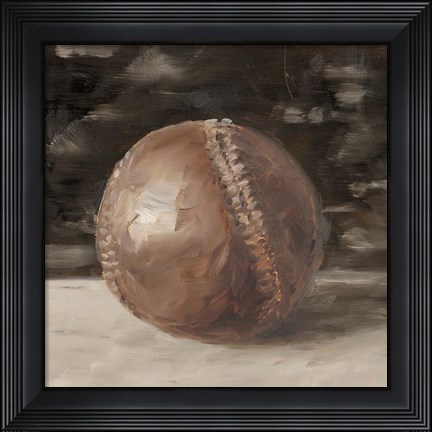 Framed Vintage Leather I Print
