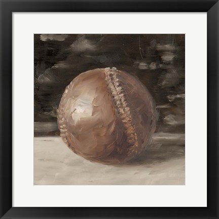 Framed Vintage Leather I Print