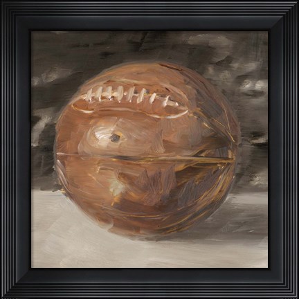 Framed Vintage Leather II Print