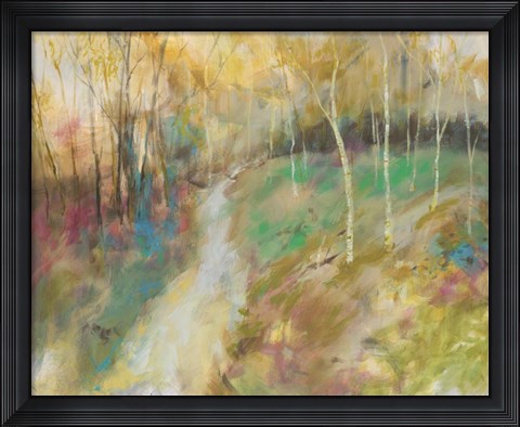 Framed Wooded Pathway I Print