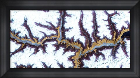 Framed Himalayas I Print