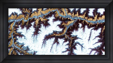 Framed Himalayas II Print